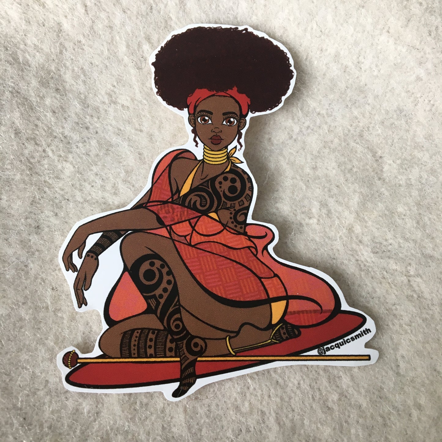 Queen Goddess Sticker