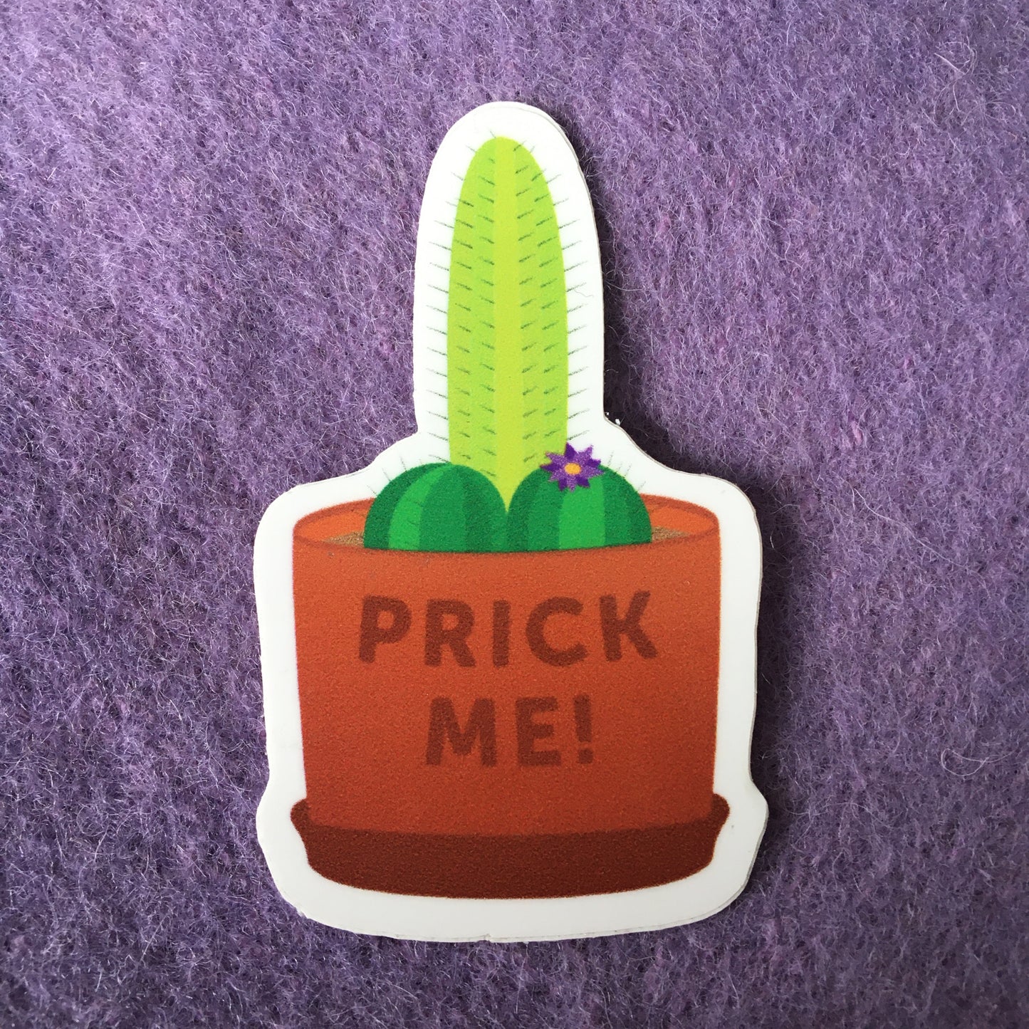 Prick Me Sticker
