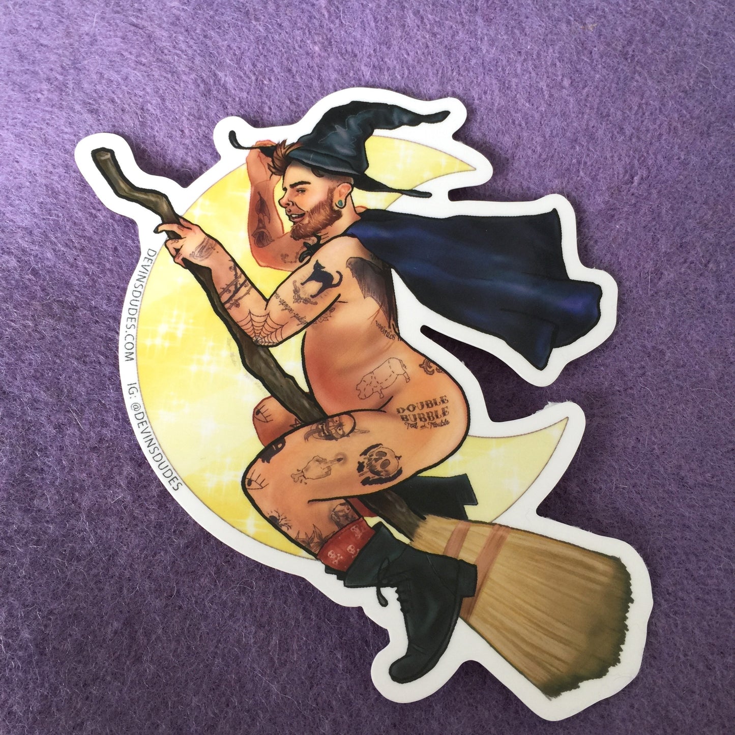 Witchy Dude Sticker