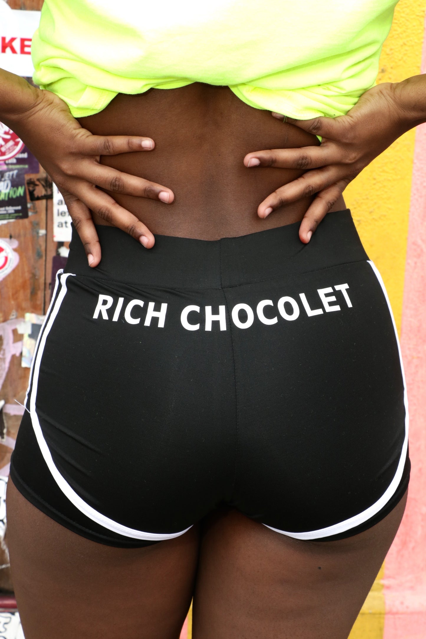 Rich Chocolet Booty Shorts