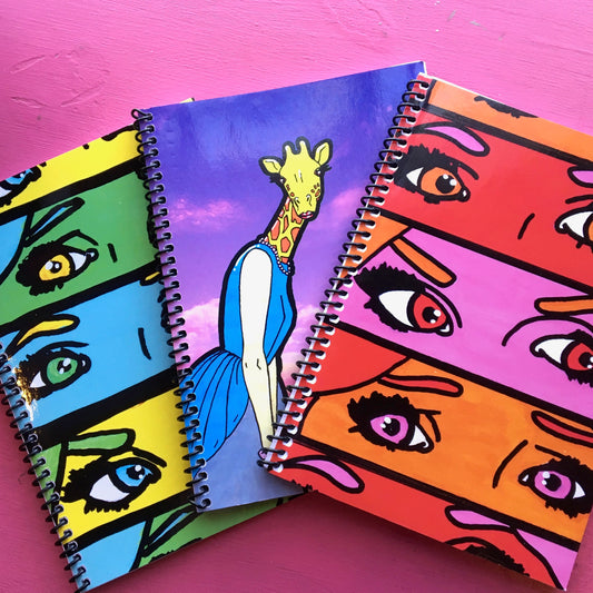 Pop Art Girl Notebook