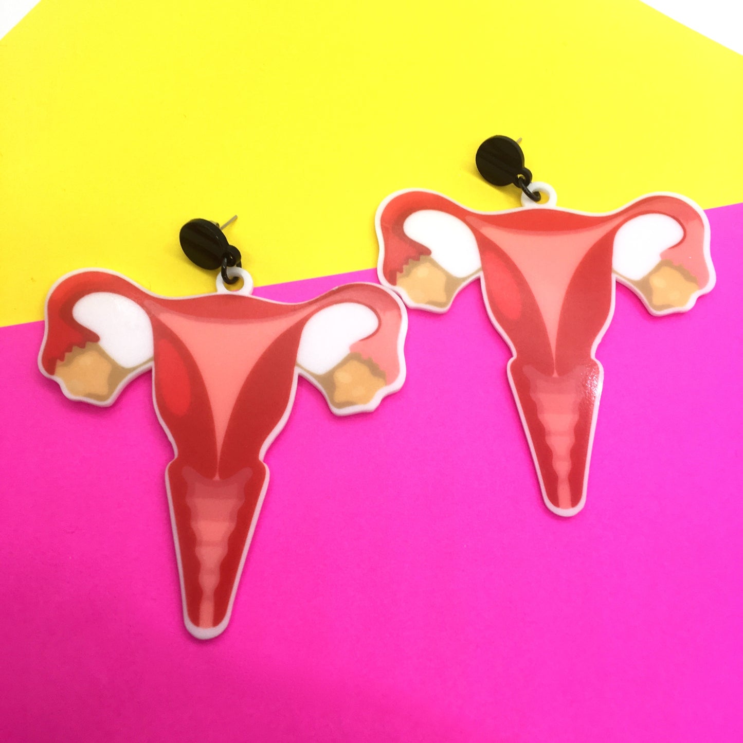 Uterus Necklace and Earrings