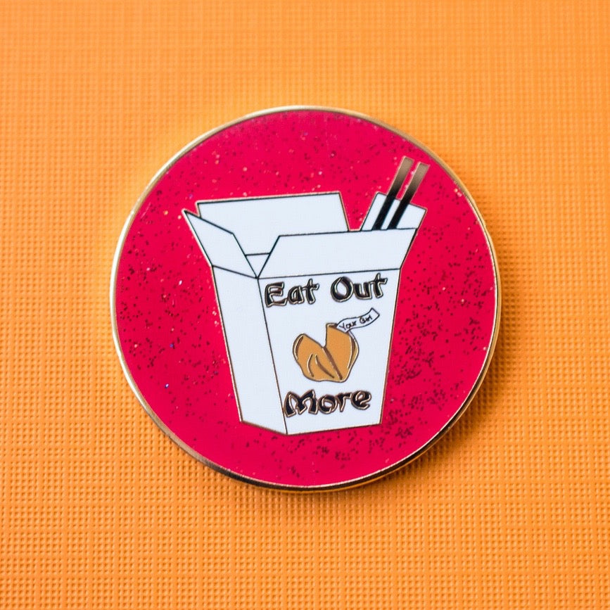 Eat Out More Pin