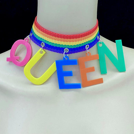 Queen Rainbow Choker