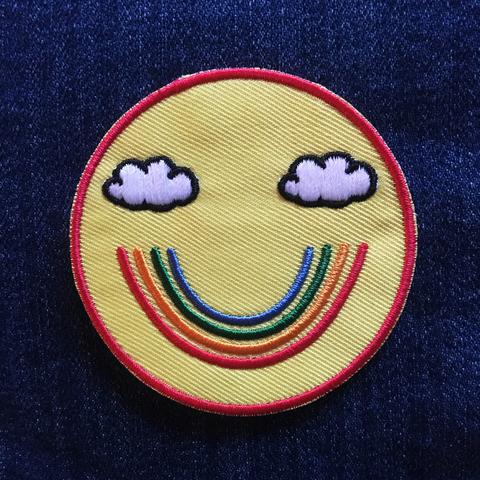 Smiley Rainbow Patch